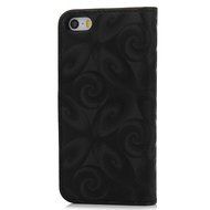 iPhone SE Case, iPhone 5/5S Case,YOKIRIN Stand Wallet Premium PU Leather with Handmade Flowing Glitter Liquid... N36