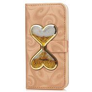 iPhone SE Case, iPhone 5/5S Case,YOKIRIN Stand Wallet Premium PU Leather with Handmade Flowing Glitter Liquid... N37