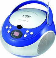 NAXA Electronics NPB-251BK Portable CD Player with AM/FM Stereo Radio N3