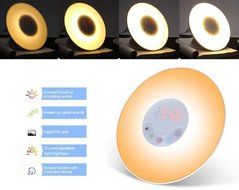 Wake-Up Light USB Alarm Clock With Sunrise Simulation And FM Radio N8