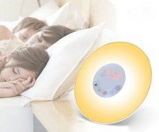 Wake-Up Light USB Alarm Clock With Sunrise Simulation And FM Radio N9