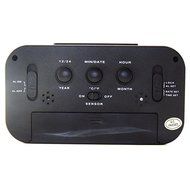 Elitek AC-8 Digital Silence LCD Alarm Clock LED Light Snooze / Backlight Digit Time Date Calendar N5