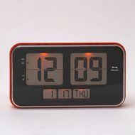 Idea International: Bruno Retro Digital Flip Clock Large - Orange N2