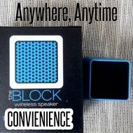Block Universal Ultra-Portable Wireless Bluetooth Mini Speaker for Smartphones and Tablets, Powerful Sound - Blue N3
