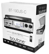 Boytone BT-19DJS-C 3-speed Turntable, 2 Built in Speakers Large Digital Display AM/FM, Cassette, USB/SD/AUX/MP3... N3