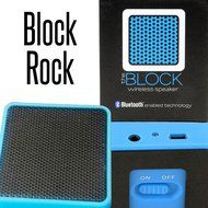 Block Universal Ultra-Portable Wireless Bluetooth Mini Speaker for Smartphones and Tablets, Powerful Sound - Blue N4