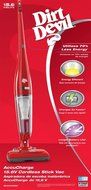 Dirt Devil Accucharge 15.6V Cordless Bagless Stick Vacuum, BD20035RED N4