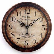 Vintage large decorative wall clock home decor fashion silent 3d wall clock modern design antique wall decor N3