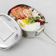 800 ml Tableware Square Insulation Stainless Steel Lunch N2