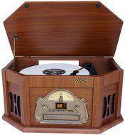7-in-1 Boytone BT-15TBSM Classic Turntable Stereo System, Vinyl Record Player, AM/FM, CD, Cassette, USB, SD slot... N4