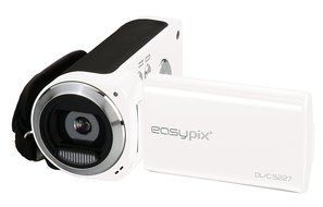 Easypix DVC 5227 720p Flash Camcorder - White (5MP, 4x Digital Zoom) N2