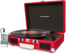 Crosley Cruiser. The Best Modern Portable &amp; Lightweight Turntable Suitcase, Briefcase 3 Speed Gramophone, Vinyl... N43