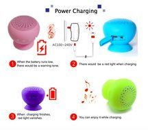 EASYOWN Wireless Bluetooth Shower Speaker／Mini Phone holder mount Hands-Free speaker phone,with IP5 Water Proof... N6