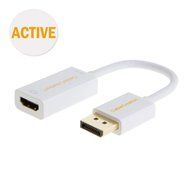 CableCreation (DP1.2) Active DisplayPort to HDMI Cable, DP to HDMI,4K X 2K &amp; 3D Audio/Video, Eyefinity Multi-Screen... N4