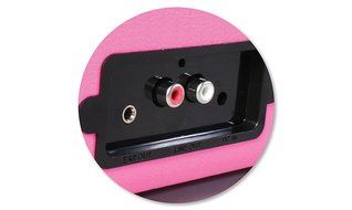 Vinyl Styl Groove Portable 3 Speed Turntable (Pink) N5