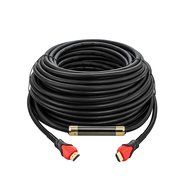 A-tech Series Blue&amp;black - High speed Hdmi Cable 100 Ft with Built-in Signal Booster Metal Black Case,Supports... N13