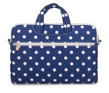 Canvaslove Black Easter Egg Patten Canvas Laptop Shoulder Bag 11 Inch 12 Inch 13 Inch Laptop Messenger Bag 13.3... N29