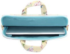 Canvaslove Black Easter Egg Patten Canvas Laptop Shoulder Bag 11 Inch 12 Inch 13 Inch Laptop Messenger Bag 13.3... N36