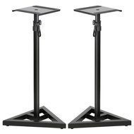Topeakmart 2 Pcs Speaker Stands Adjustable Monitor Triangle Pair Steel Stands N2