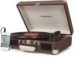 Crosley Cruiser. The Best Modern Portable &amp; Lightweight Turntable Suitcase, Briefcase 3 Speed Gramophone, Vinyl... N44