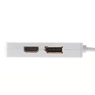 Mini DP to HDMI VGA Adapter, 2-in-1 (Two-In-One) Mini DisplayPort (Thunderbolt compatible) to HDMI/VGA converter... N9