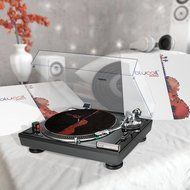 Audio-Technica AT-LP120-USB (Black) Direct-Drive Professional DJ Turntable with USB Output - ALL YOU NEED BUNDLE... N2
