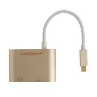 Mini DP to HDMI VGA Adapter, 2-in-1 (Two-In-One) Mini DisplayPort (Thunderbolt compatible) to HDMI/VGA converter... N15