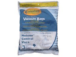 3 Central Vacuum Cleaner bags For Nutone Broan Cyclovac Dynavac Easyflo Eureka Filteraire Frigidaire Housekeeper...