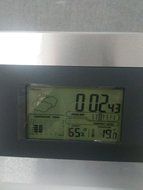 SIS Alarm Clock with Big LCD desktop weather station,Temperature ,Humidity -Silver and black N4