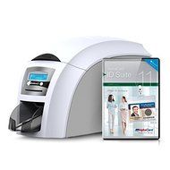 Magicard Enduro 3E Uno Single-Side ID Card Printer with Mag Encoder and AlphaCard ID Suite Light Software
