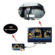HDMI Cable, WOVTE Premium High Speed Micro HDMI to DVI Cable Male-Male (3 ft / 1 m) for HD Quality Video Transmission N3