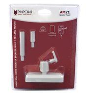 Pinpoint Mounts AM21-Black Universal Home Theater Speaker Wall Ceiling Mount with Electrical Box Installation... N8