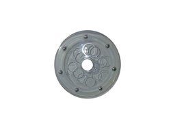 5-1/2 Inches Plastic Turntable, Clear (5-Pack)
