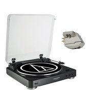 Audio Technica Turntable and ATF7 Cartridge Bundle ATLP60BKUSB