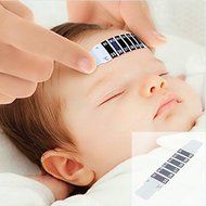 [Free Shipping] Baby Forehead Strip Thermometer Fever Temperature Test // Beb&eacute; prueba de temperatura fiebre term&oacute;metro... N2