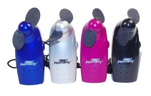 Mini Fan Battery Operated Hand Held Fan, Set Of 4 Small Personal Fans, Assorted Colors Fun Mini Fan, Pocket Fan... N5