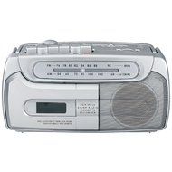 SYLVANIA SRC120 Portable AM/FM Radio Cassette Boom Box
