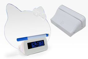 Hankcares Hello Kitty Shape 5v Led Digital Clock Table Clock With Calendar,the time Co Cuckoo Clock N2