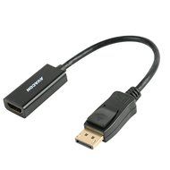 DisplayPort to HDMI Adapter, Avacon DP Display Port to HDMI Converter Male to Female Gold-Plated Cord N5