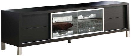 Monarch Specialties Cappuccino Hollow Core 70-Inch Euro TV Console