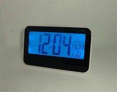 Surborder Shop Digital Alarm Clock Battery Operated with Large Display, Snooze - Travel Alarm Clock and Home Alarm... N18