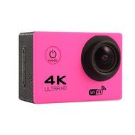 VISVEIL sport DV 4k HD action camera wifi 1080p 1050mah fish-eye camera Suitable for outdoor sports(Rose Red)