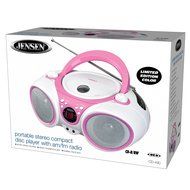 Jensen CD490PW Limited Edition 490 Portable Sport Stereo CD Player +CD-R/RW with AM/FM Radio and Aux Line-in and...