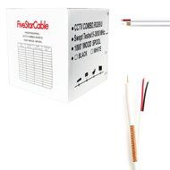 Five Star Cable UL Litsted RG59 Siamese 1000 ft. Coaxial CCTV Cable - Combo 20 AWG RG59 + 18/2 18AWG Power