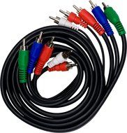 GE 73321 6-Feet Component Video/Audio Cable, Black N2