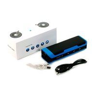 Newest Portable Dual Bluetooth Wireless Speaker w/ith 4000mah Power Bank Speaker Stereo USB TF Card for Iphone6s... N18