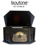 7-in-1 Boytone BT-15TBSB Classic Turntable Stereo System, Vinyl Record Player, AM/FM, CD, Cassette, USB, SD slot... N3