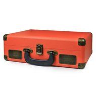 ProduTrend VinylPal Portable Record Turntable Suitcase w/ Built-In Battery - Orange N2