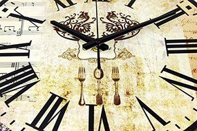Kitchen decorative wall clocks absolutely silent fashion wall watches home decor clock on wall roman numeral N4