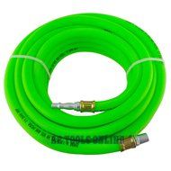 Airline Air Hose High Vis soft rubber 8mm 10m 33ft compressor hose AT875 by A B Tools N3
